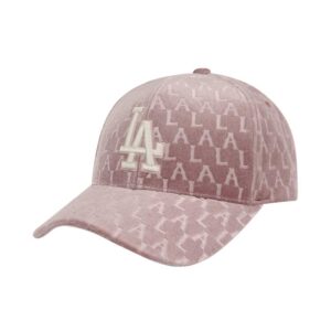 Alternative view of Mũ MLB LA Dodgers Velvet Monogram Pink 32CPXM941-07P