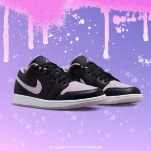 Giay Nike Air Jordan 1 Low SE 'Black Iced Lilac' DV1309-051
