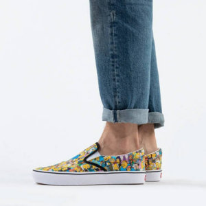 Giay Vans The Simpsons x ComfyCush Slip-On 'Springfield' VN0A3WMD1TJ