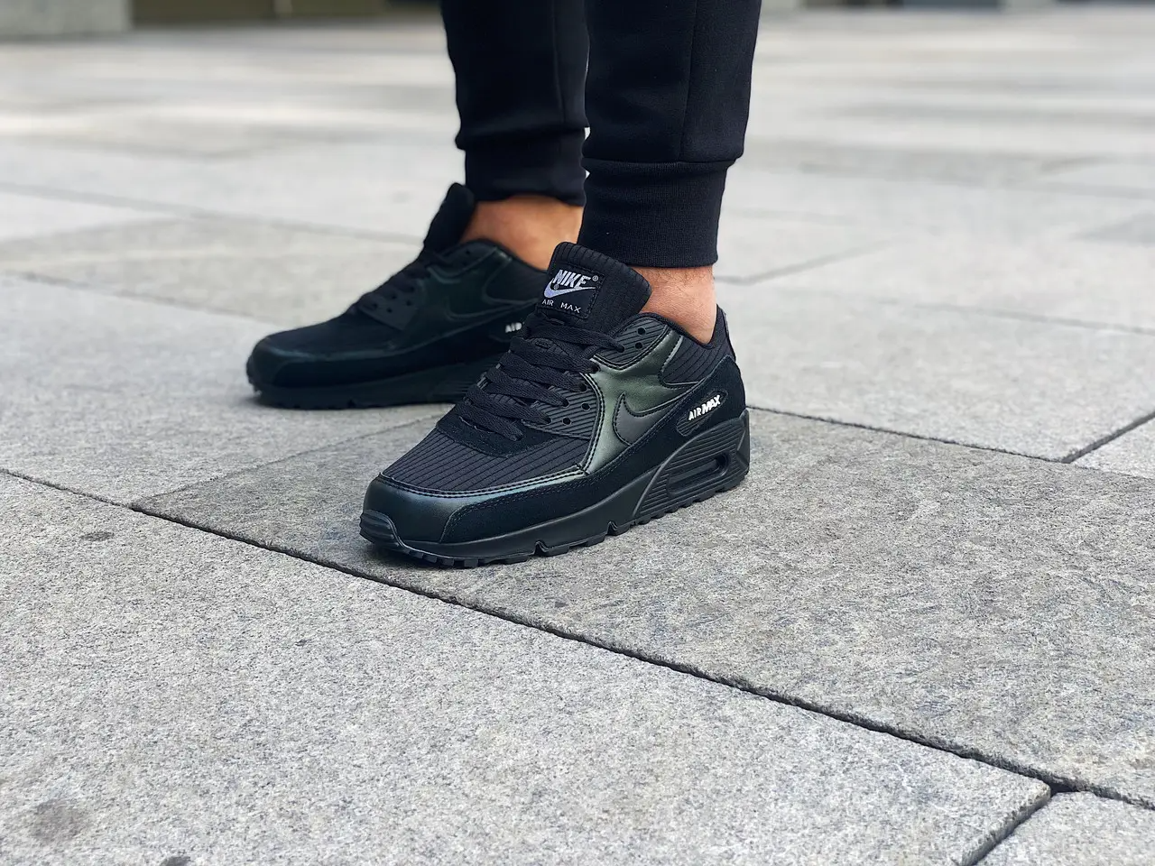 Giày Nike Air Max 90 Essential 'Black White' AJ1285-019 - Ảnh 3