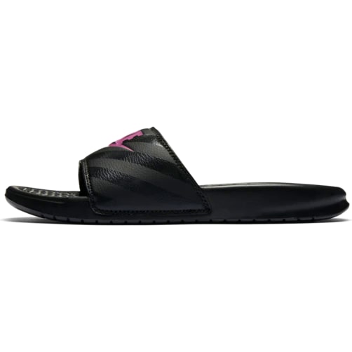 Dép Nike Wmns Benassi JDI 'Black Vivid Pink' 343881-061 - Ảnh 4