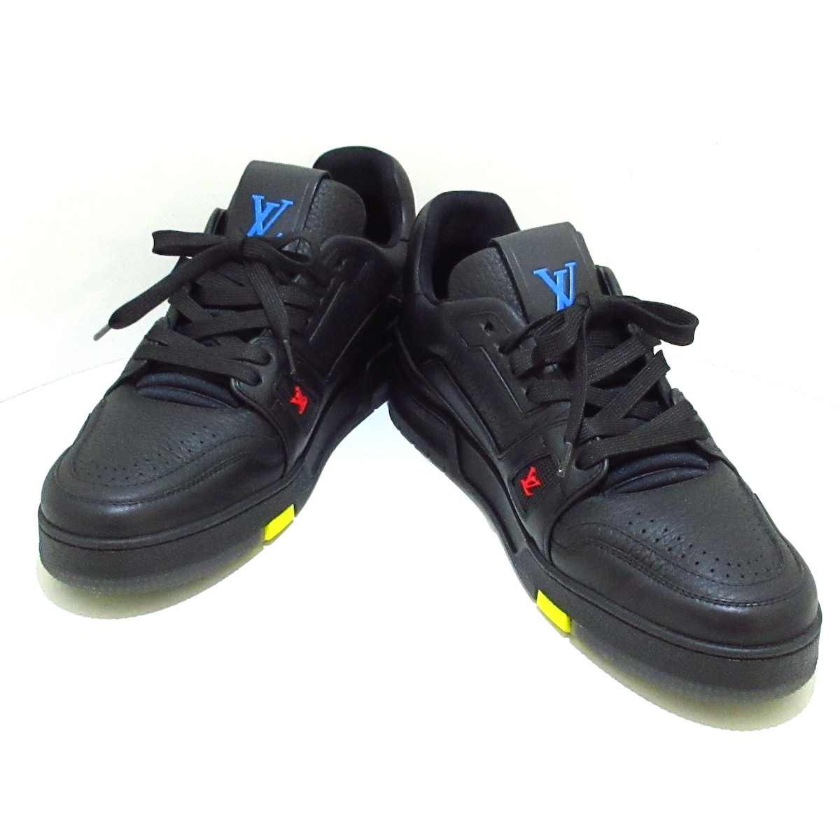 Giày Louis Vuitton LV Trainers 2021 'Black Yellow' 1A8ZQ9 - Ảnh 2