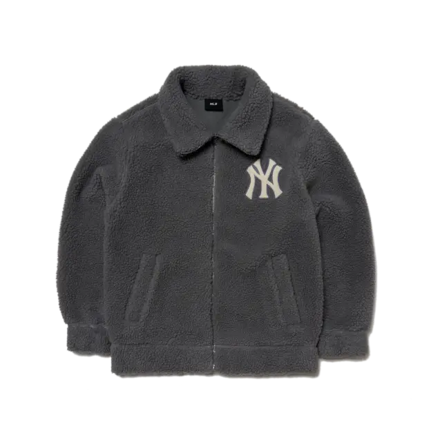 Áo MLB Basic Stand Neck Dumble Fleece Jumper 3AJPF0316-50GRD