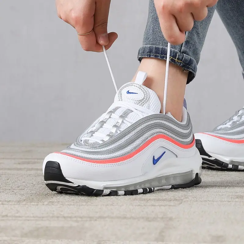 Alternative view of Giày Nike Wmns Air Max 97 Essential 'Flash Crimson Silver' CZ6087-101
