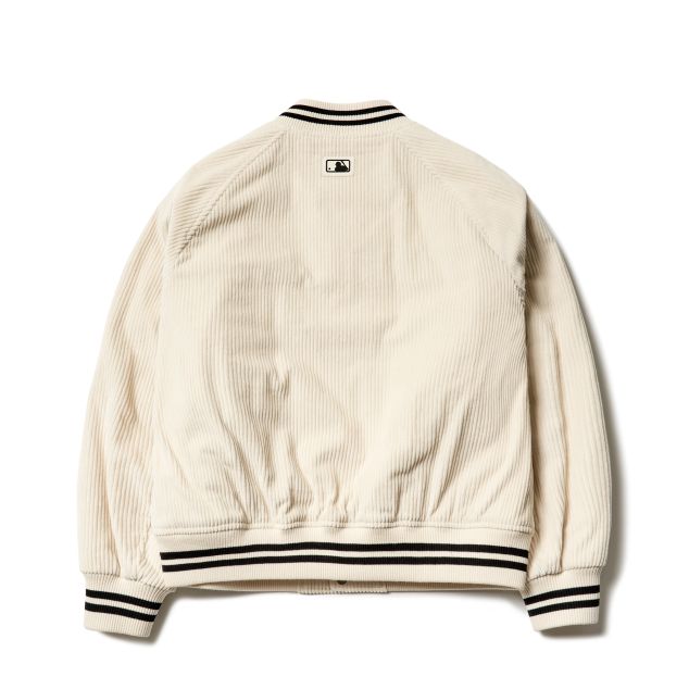 Áo MLB Bomber Basic Padded Corduroy Baseball Jumper NY Yankees 3AJP02016-50CRS - Ảnh 2