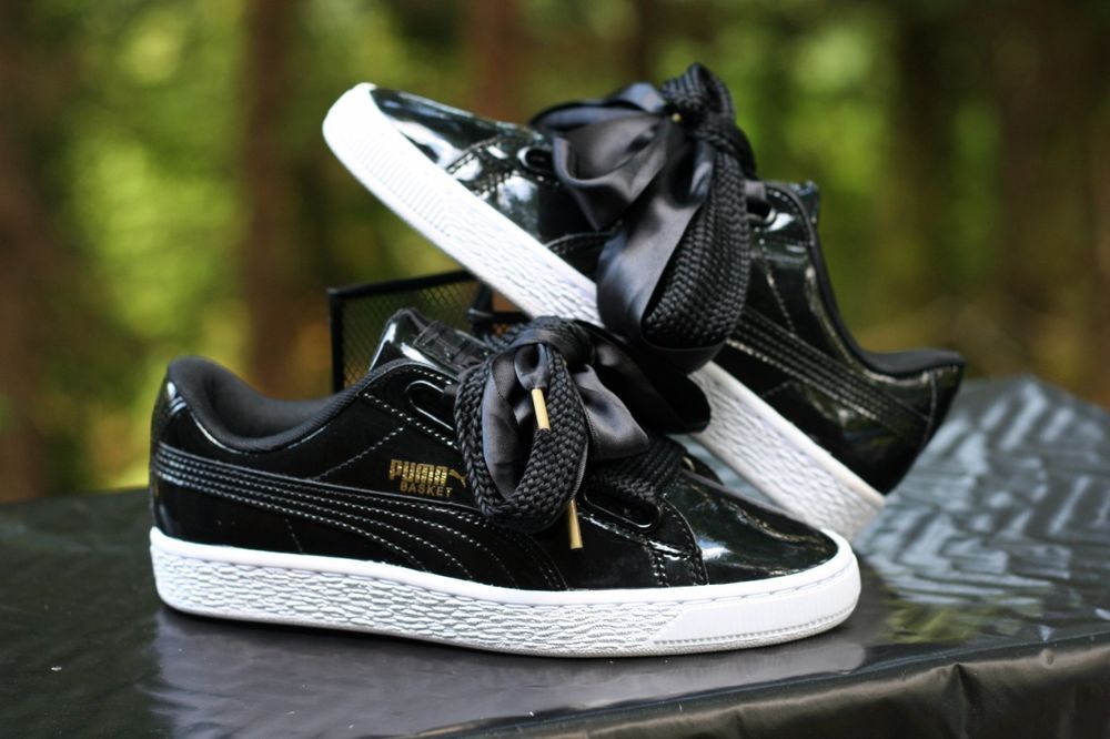 Giày PUMA Basket Heart Patent 363073-01 - Ảnh 4