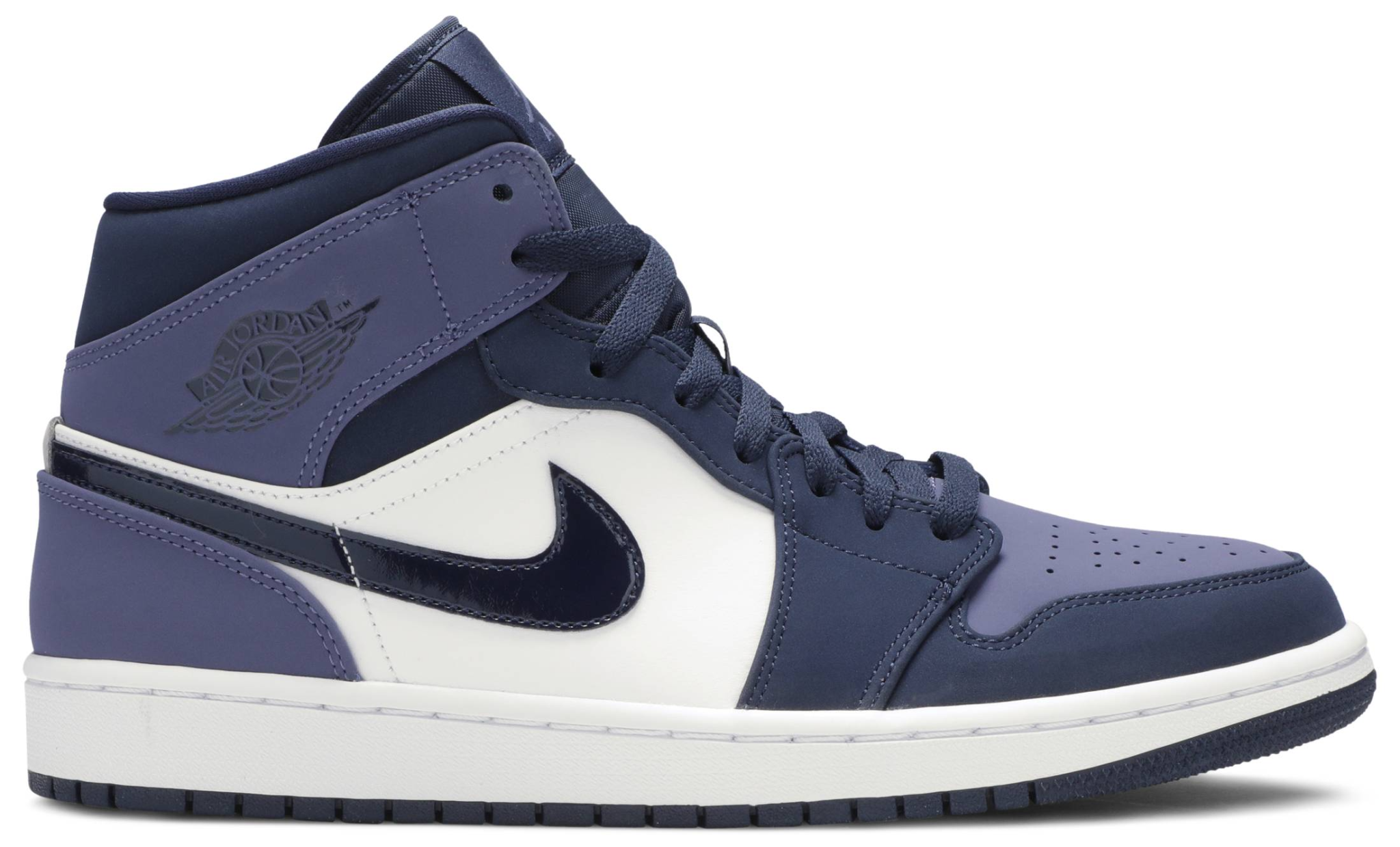 Giày Nike Air Jordan 1 Mid 'Sanded Purple' 554724-445