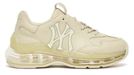 Giày MLB Big Ball Chunky New York Yankees 'Beige' 3ASHCDA1N-50CRS