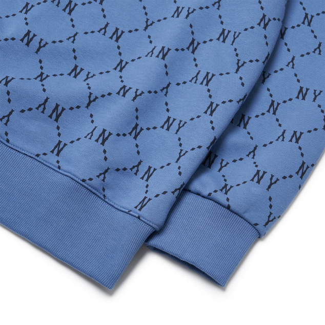 Áo MLB Monogram Diamond New York Yankees 'Blue' 3AMTM0314-50BLD - Ảnh 2