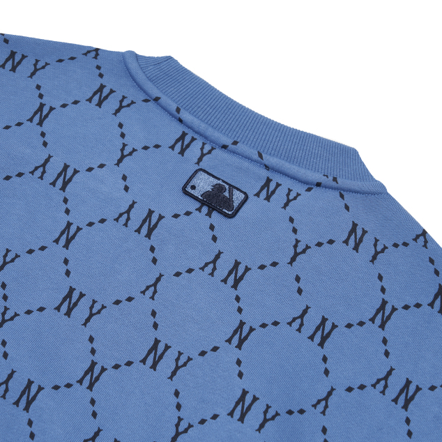 Áo MLB Monogram Diamond New York Yankees 'Blue' 3AMTM0314-50BLD - Ảnh 4