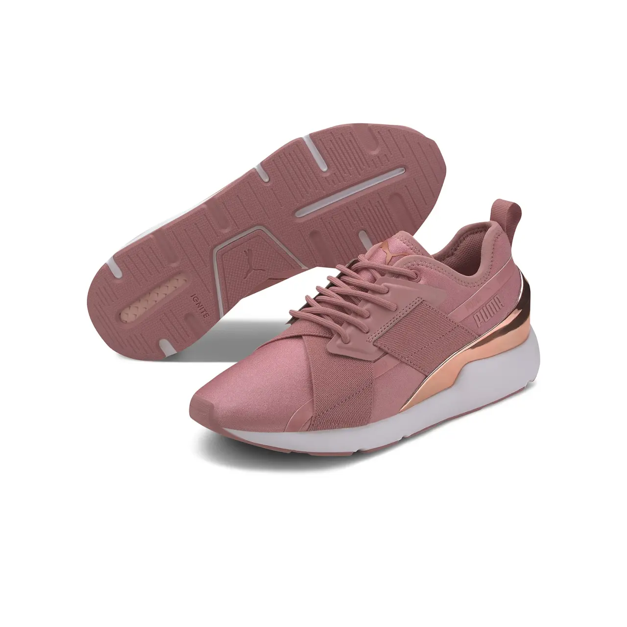 Alternative view of Giày Puma  Wmns Muse X-2 Metallic 'Rose Gold'  370838-08