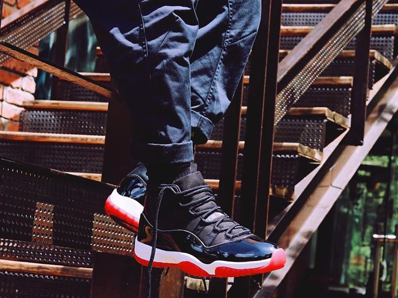Giày Nike Air Jordan 11 Retro 'Bred' 2019 378037-061 - Ảnh 11