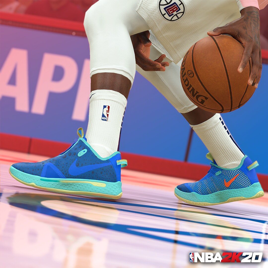 Giày NBA 2K20 x Nike Gatorade x PG 4 'Gatorade Gx' Gamer Exclusive CZ6202-400 - Ảnh 2