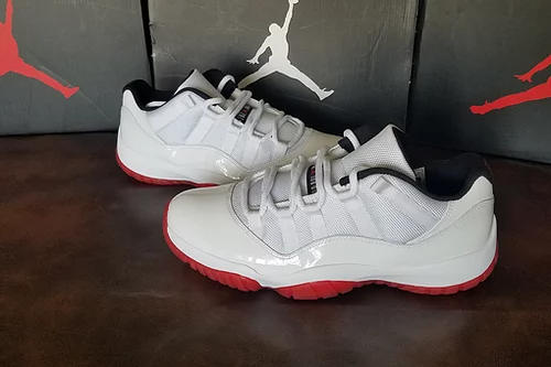 Giày Nike Air Jordan 11 Retro Low 'Cherry Bottom' 528895-101 - Ảnh 3