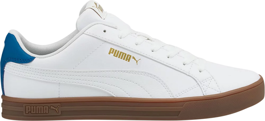 Giay Puma Smash Vulc V3 Retro Low Tops 'White Brown' 380752-08