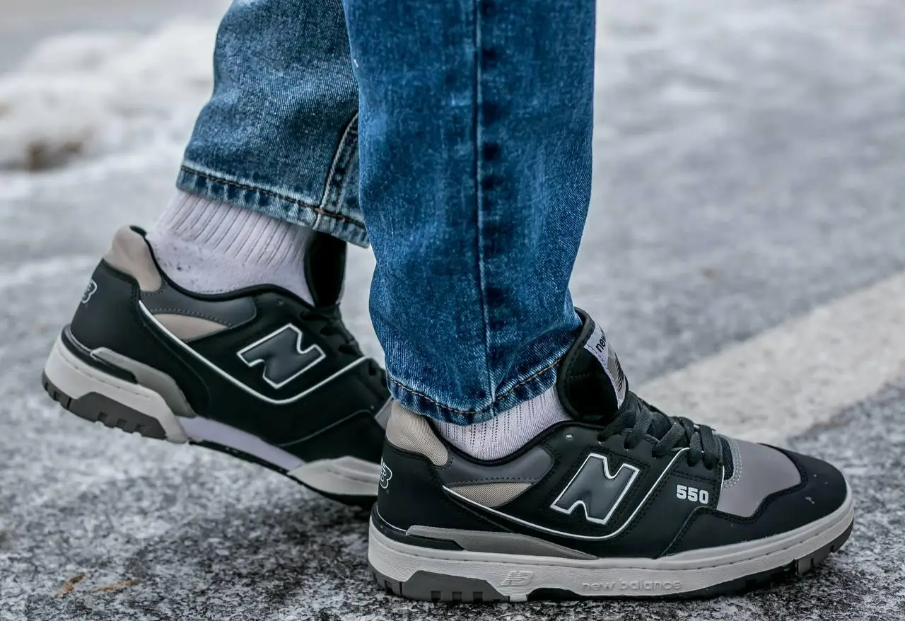 Giày New Balance 550 'Grey Black' BB550SR1 - Ảnh 7