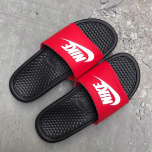 Alternative view of Dép Nike Benassi JDI Slide 'Black University Red' 343880-026