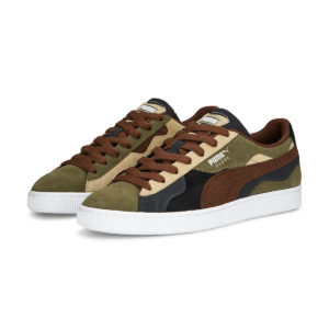 Giay Puma Suede 'Camowave Olive' 389277-01