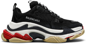 Giày Balenciaga Wmns Triple S Sneaker 'Black Red' 524037-W09O1-1000