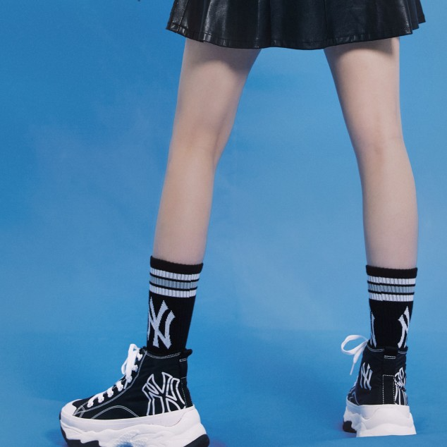 Giày MLB Chunky High Padding New York Yankees 3ASHU4216-50BKS - Ảnh 2