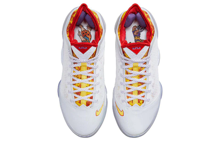 Giày Nike LeBron 19 Low Magic Fruity Pebbles 'White' DQ8343-100 - Ảnh 5