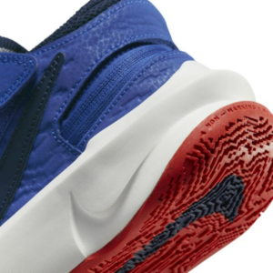 Giay Nike Team Hustle D 10 FlyEase Older Kids' 'White Blue' DD7303-103