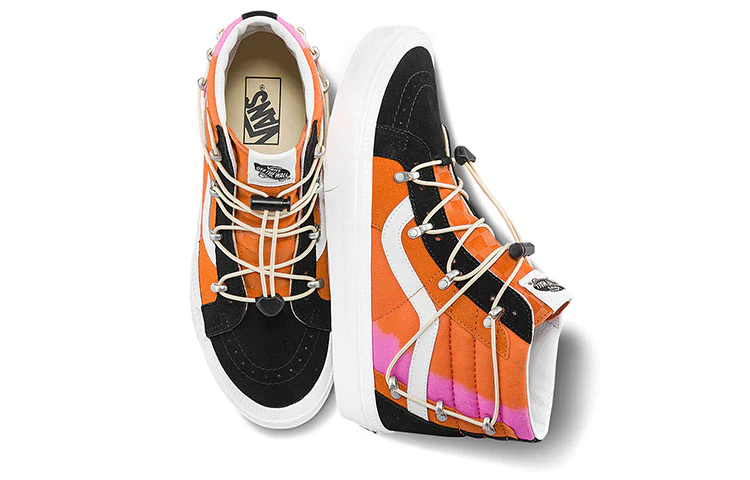 Giày Vans SK8-Hi Echo DX 'Fusion Black Orange' VN0A7Q5OY8J - Ảnh 3