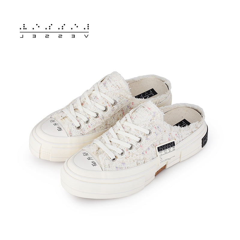 Giay xVESSEL G.O.P. Slip On 'White Tweed'