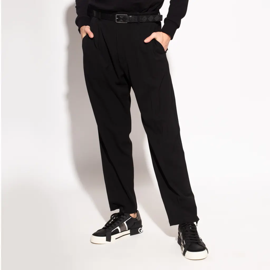 Alternative view of Giày Dolce & Gabbana Calfskin 2.0 Custom Black Silver CS1863-AO223-8B979