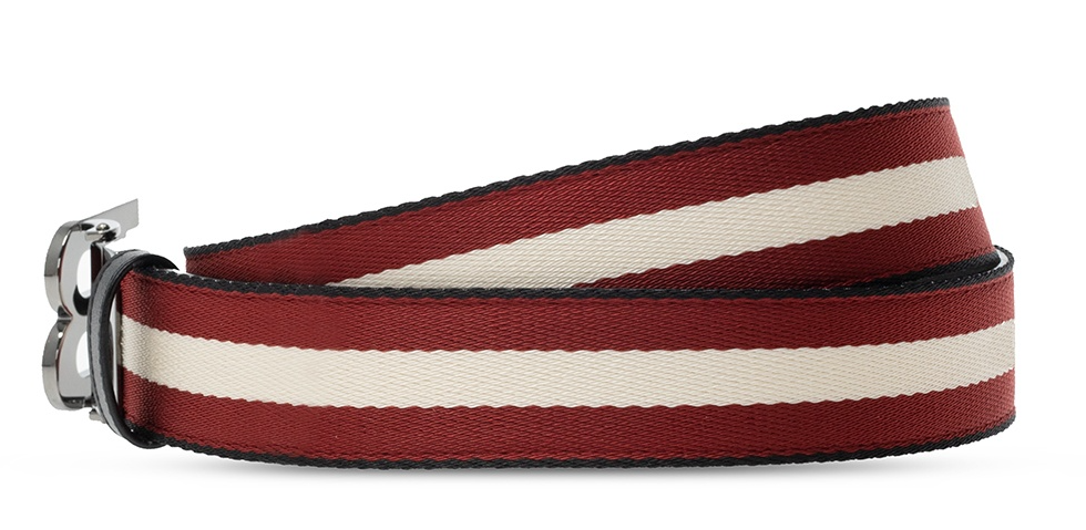 Thắt Lưng Bally Bali 21FW B Buckle Triple Belt 'Red' 6118271 - Ảnh 2
