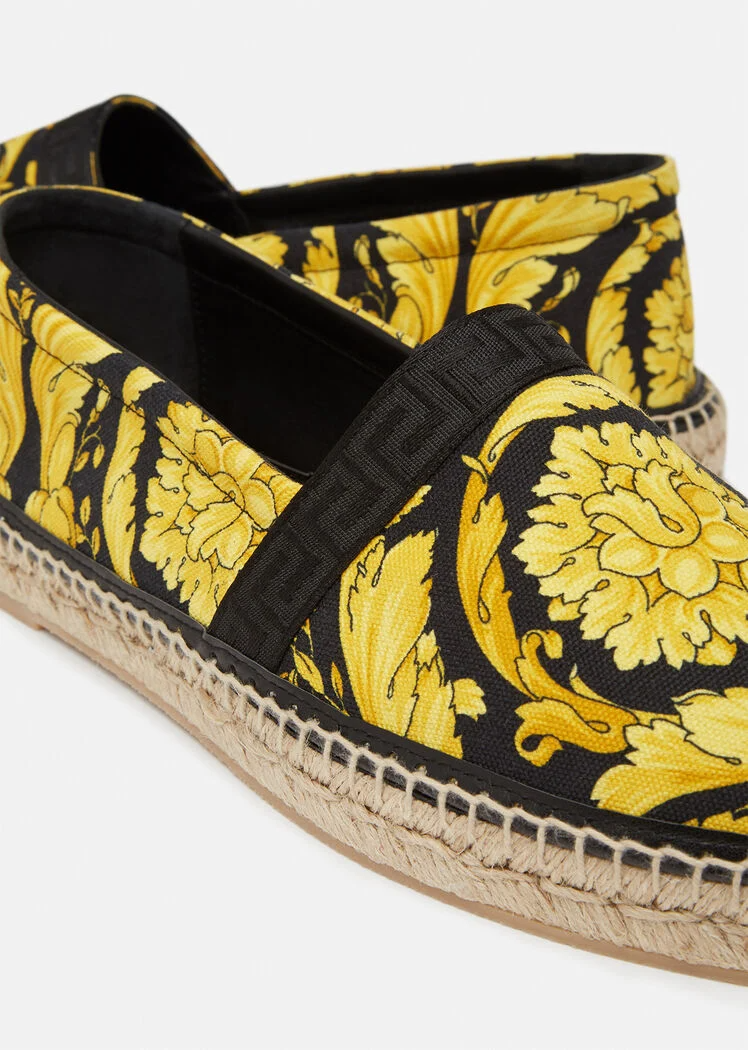 Giày Versace Barocco Print Espadrilles Print DSU8255-DTES3-D4191 - Ảnh 4