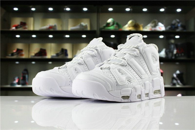 Giày Nike Air More Uptempo 'Triple White' 921948-100 - Ảnh 6