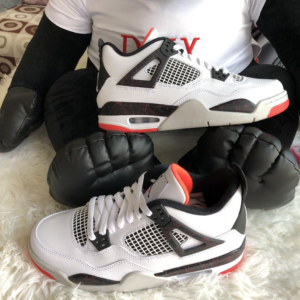 Alternative view of Giày Nike Air Jordan 4 Retro GS 'Pale Citron' 408452-116