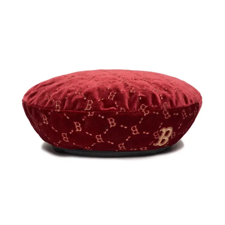 Alternative view of Mũ MLB Diamond Monogram Velvet Beret Boston Red Sox 3ACBVG016-43WIS