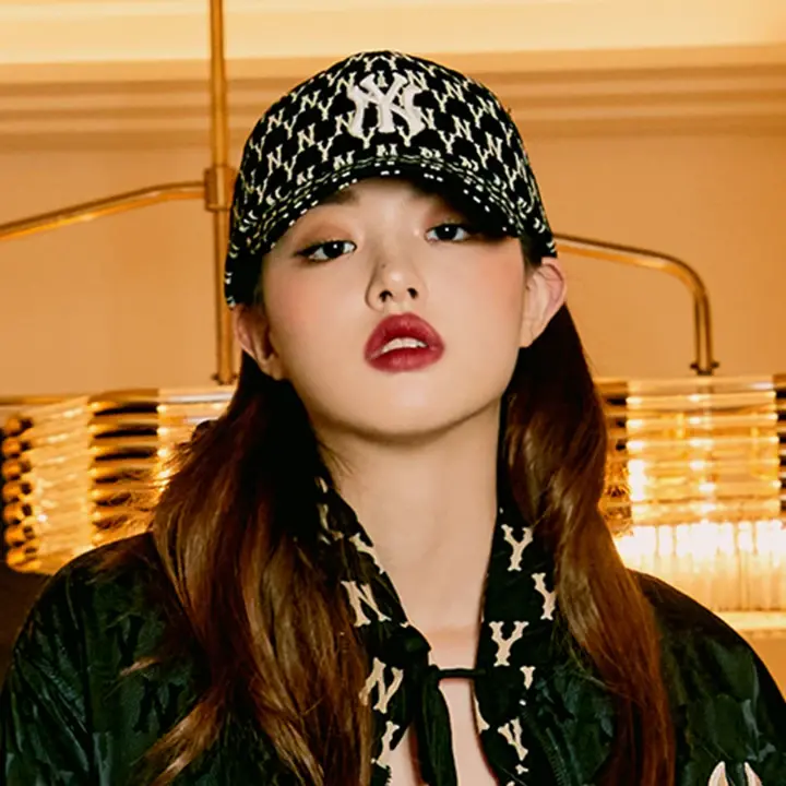 Alternative view of Mũ MLB Korea Classic Monogram Unstructured Ball Cap 3ACPFA01N-50BKS