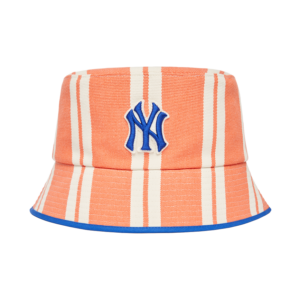 Mũ MLB Bucket Hat NY Yankees Orange Stripes 3AHT28223-50ORL