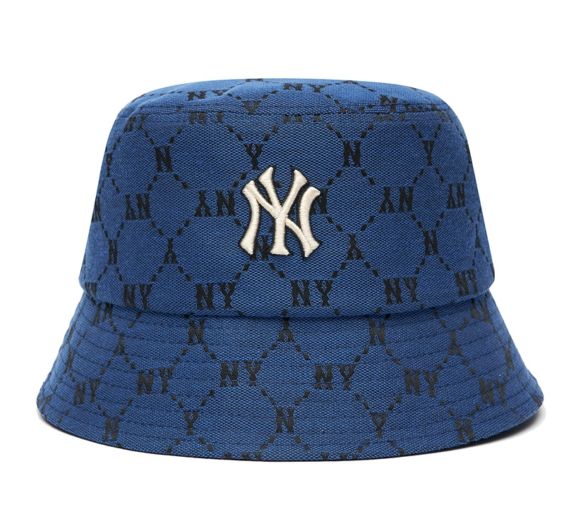 Mũ MLB Monogram Bucket Hat NY Yankees 3AHTM111N-50BLD - Ảnh 2