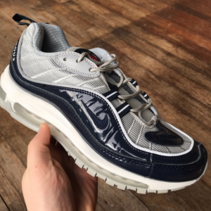 Alternative view of Giày Nike Supreme x Air Max 98 'Obsidian' 844694-400