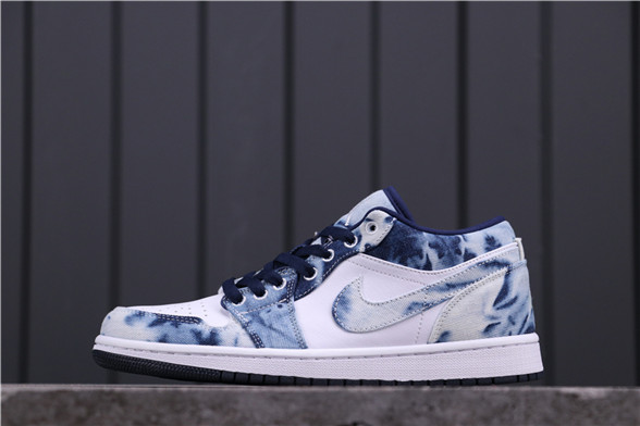 Giày Nike Air Jordan 1 Low SE 'Washed Denim' CZ8455-100 - Ảnh 4