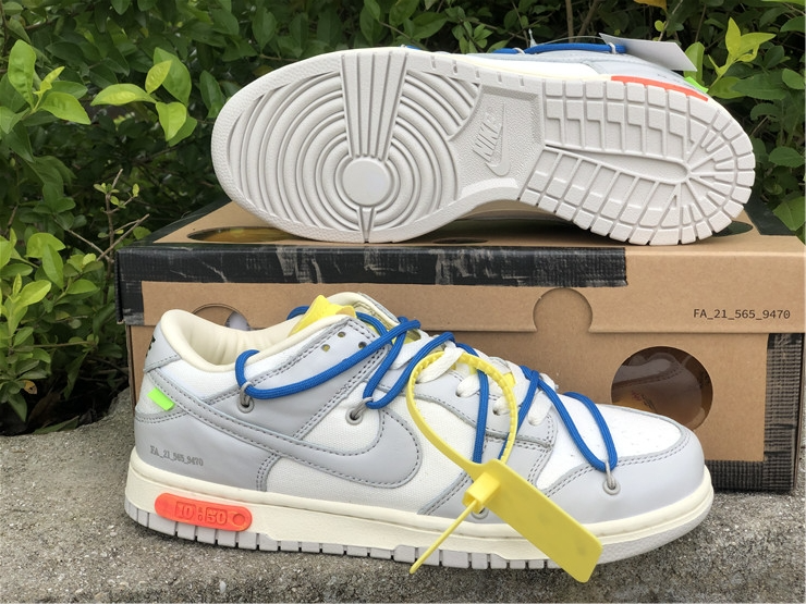 Giày Nike Off-White x Dunk Low 'Lot 10 Of 50' DM1602-112 - Ảnh 4