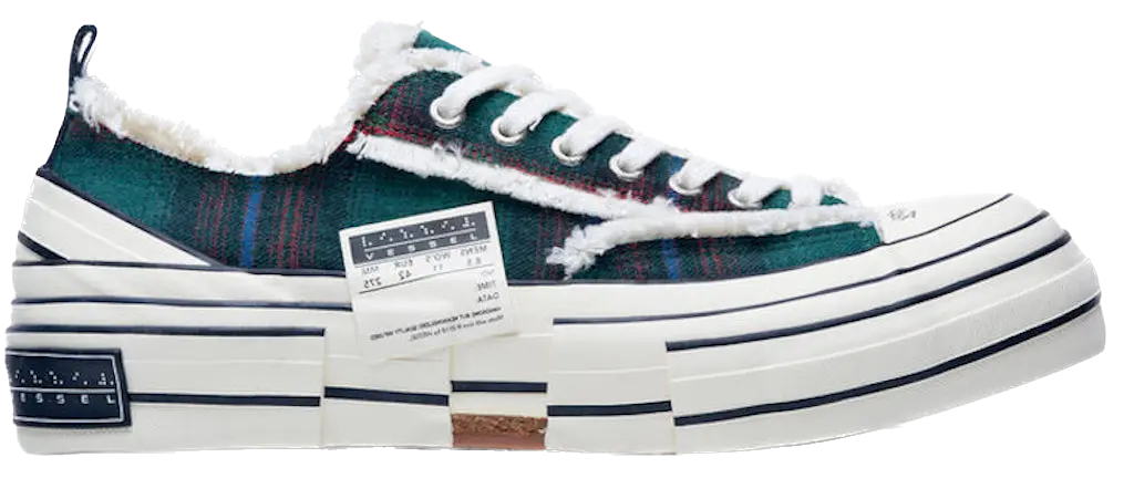 Giay xVESSEL G.O.P Lows 'Forrest Green Plaid' F22X89G