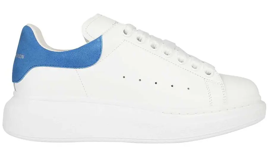 Giày Alexander McQueen Wmns Oversized Sneaker 'White Electric Blue'