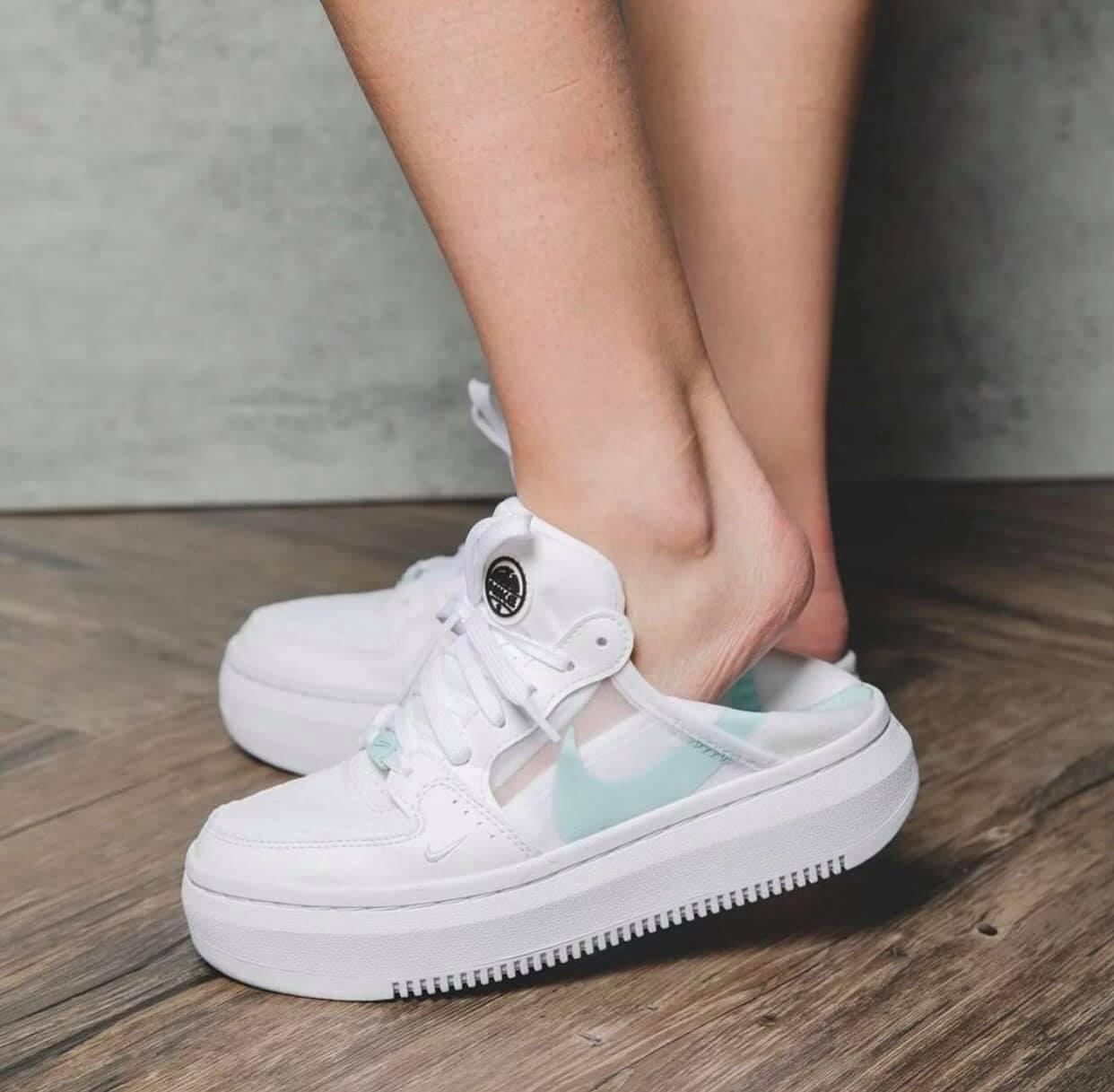 Giày Nike Wmns Court Vision Alta TXT 'White Light Dew' CW6536-100 - Ảnh 3