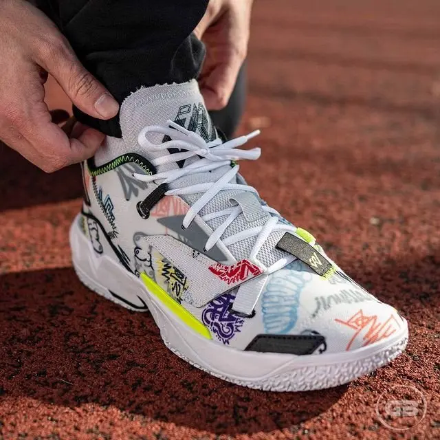 Alternative view of Giày Nike Air Jordan Why Not Zer0.4 'Graffiti' DD4887-007