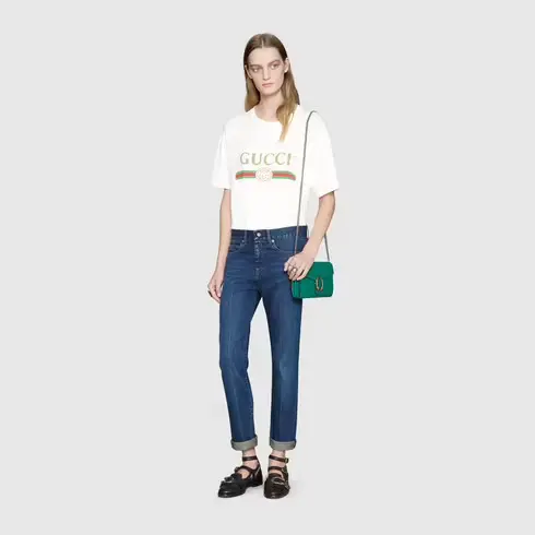Alternative view of Túi Gucci Dionysus mini chain bag 'Green' 401231-CAOGX-3120