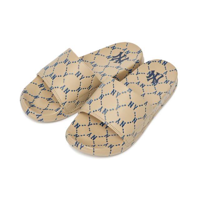 Dép MLB Mound Dia Monogram New York Yankees 3ALPAD123-50BGS - Ảnh 3