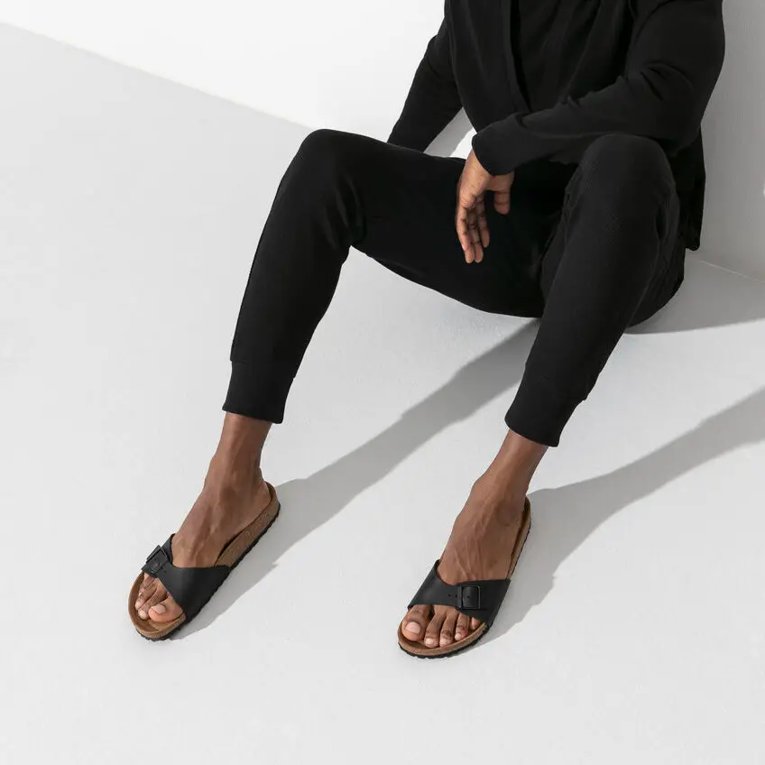 Dep Birkenstock Madrid Birko Flor 'Black' 40793