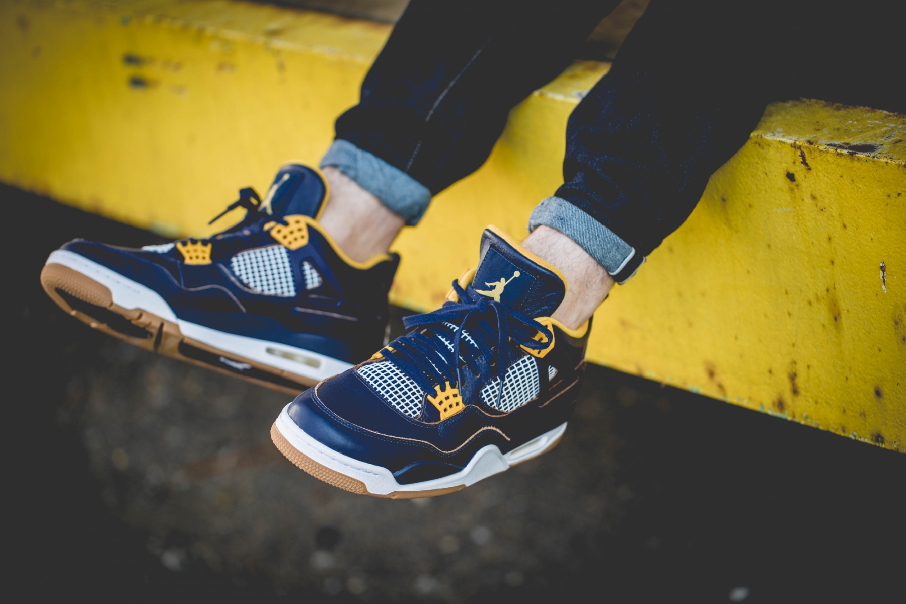 Giày Nike Air Jordan 4 Retro 'Dunk From Above' 408452-425 - Ảnh 3