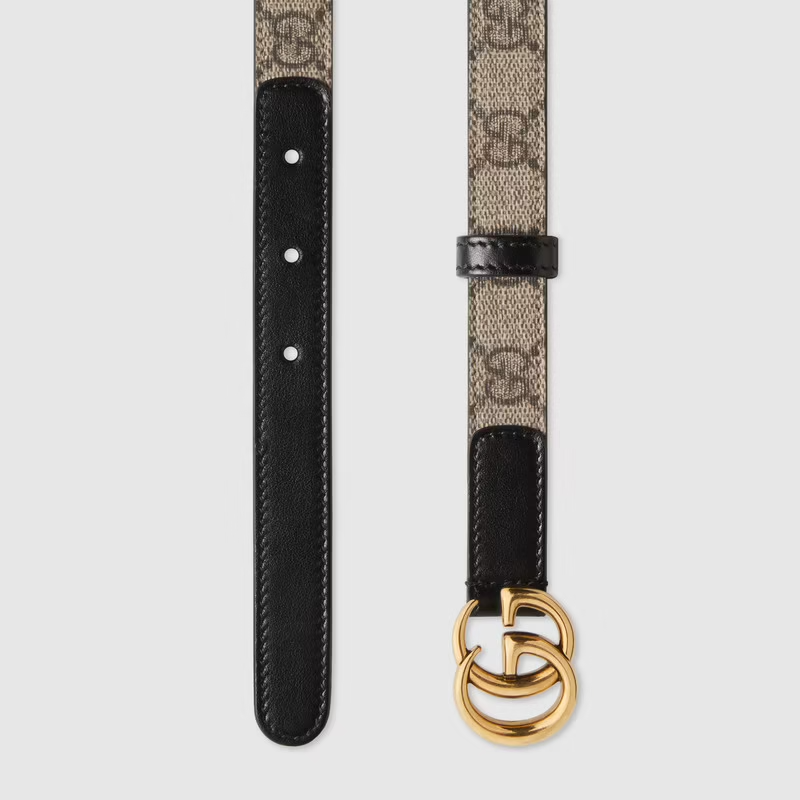 Thắt Lưng Gucci GG Mamon Thin Belt 409417-92TLC-9769 - Ảnh 3