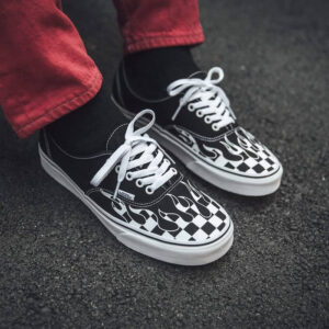 Alternative view of Giày Vans Authentic 'Checker Flame' VN0A38EMRX8